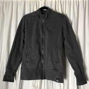 American Giant Women’s Gray Moto Full-Zip-Medium